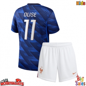 France Michael Olise #11 Replica Home Stadium Kit for Kids World Cup 2026 Short Sleeve (+ pants)